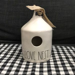 Rae Dunn LOVE NEST birdhouse